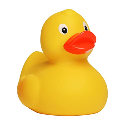 Schnabels Quietsche-Ente (6,60 cm) - Geschenk für Geburt Geburtstag Namenstag Kinder Baby Freund-in Mädchen Junge - Spielzeug Bade-Ente Badewanne Deko von Schnabels