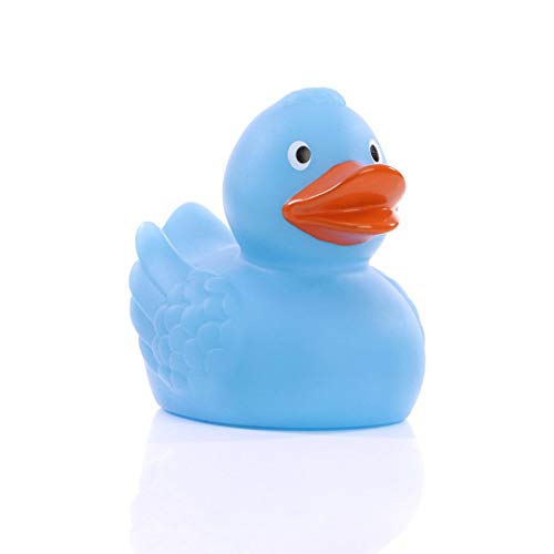 Schnabels Quietsche-Ente Magic Duck mit Farbwechsel unter UV-Strahlung - Geschenk für Geburt Geburtstag Namenstag Kinder Baby Freund-in Mädchen Junge - Spielzeug Bade-Ente Badewanne Deko von Schnabels