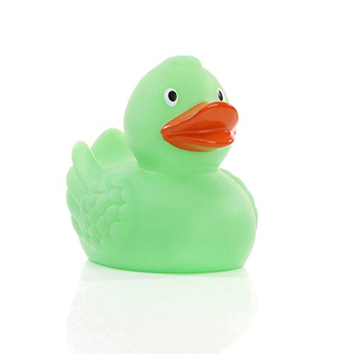 Schnabels Quietsche-Ente Magic Duck mit Farbwechsel unter UV-Strahlung - Geschenk für Geburt Geburtstag Namenstag Kinder Baby Freund-in Mädchen Junge - Spielzeug Bade-Ente Badewanne Deko von Schnabels