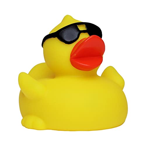 Schnabels Quietsche-Ente Sonnenbrille - Geschenk für Geburt Geburtstag Namenstag Kinder Baby Freund-in Mädchen Junge - Spielzeug Bade-Ente Badewanne Deko von Schnabels