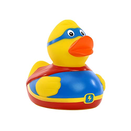 Schnabels Superduck - Diese Quietsche-Ente zaubert Gute Laune und Sieht dabei super stark aus - lustiges Geschenk für alle Anlässe von Schnabels