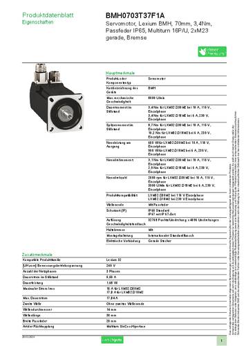 Schneider Electric Servomotor BMH0703T37F1A von Schneider Electric