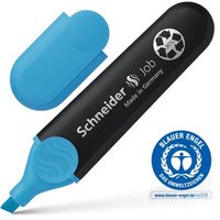 SCHNEIDER 1503 Textmarker Job blau, Keilspitze 1+5mm von Schneider