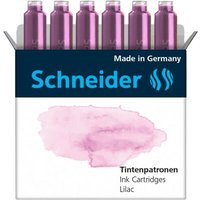 SCHNEIDER 166128 Tintenpatronen Pastell lilac, 6er Schachtel von Schneider