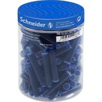 SCHNEIDER 6803 Standard-Tintenpatronen blau, Runddose mit 100 Stück von Schneider