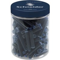 SCHNEIDER 6823 Standard-Tintenpatronen mitternachtsblau, Runddose 100 St. von Schneider