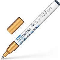 SCHNEIDER ML01001066 Metallicmarker 010 Paint-It 0,8 mm gold metallic von Schneider