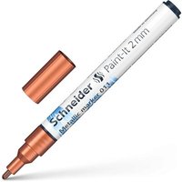 SCHNEIDER ML01101102 Metallicmarker 011 Paint-It 2 mm copper metallic von Schneider