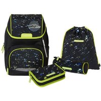 SCHNEIDERS Schultasche Ergojet Spaceship 6teilig Black von Schneiders Vienna