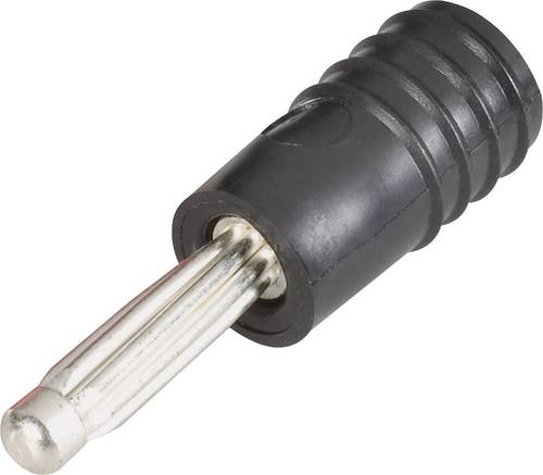 Schnepp ÜS 4020sw Übergangsstecker Stecker 4mm - Buchse 2mm Schwarz von Schnepp