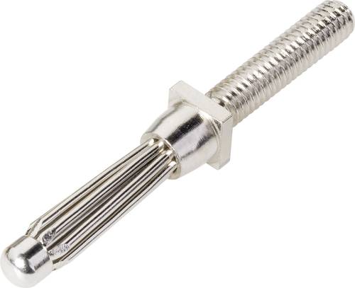 Schnepp ES 4000 Büschelstecker Stecker, Einbau vertikal Stift-Ø: 4mm Silber von Schnepp