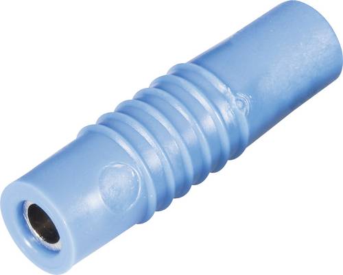 Schnepp KP 4000L Laborbuchse Stecker, gerade Stift-Ø: 4mm Blau von Schnepp