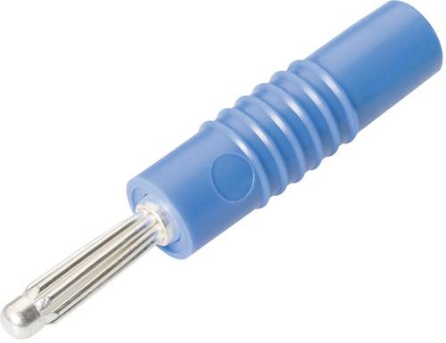 Schnepp S 4000 S Büschelstecker Stecker, gerade Stift-Ø: 4mm Blau von Schnepp