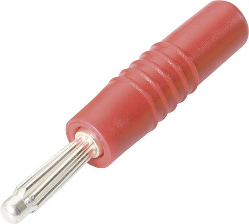 Schnepp S 4000 S Büschelstecker Stecker, gerade Stift-Ø: 4mm Rot von Schnepp