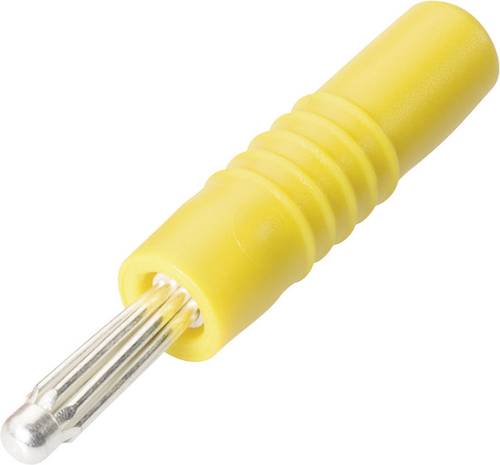 Schnepp S 4000L Büschelstecker Stecker, gerade Stift-Ø: 4mm Gelb von Schnepp