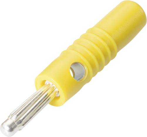 Schnepp S 4004 S Büschelstecker Stecker, gerade Stift-Ø: 4mm Gelb von Schnepp