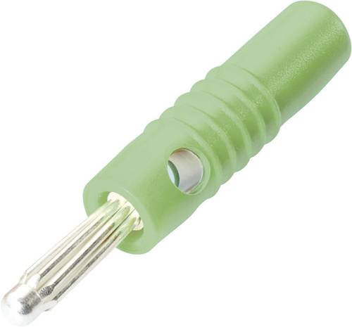 Schnepp S 4004 S Büschelstecker Stecker, gerade Stift-Ø: 4mm Grün von Schnepp