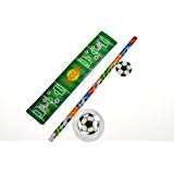 Schnooridoo 1 x Fußball Schreibset 4-teilig EM WM Schule Mitgebsel Kindergeburtstag Give Away Tombola von Schnooridoo