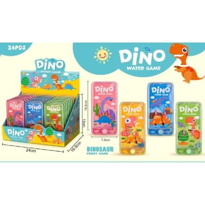 Schnooridoo 3 x Dinosaurier Geduldspiel Wasser-Geduldspiel Mitgebsel Kindergeburtstag Reisespiel Dino von Schnooridoo