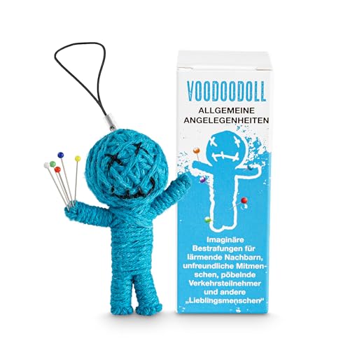 Schöne Güter Voodoo Puppe Allgemeine Angelegenheiten Voodoo Doll to go Voodoo-Doll imaginäre Strafen für unfreundliche Menschen und andere Lieblingsmenschen Geschenk im Karton 5 x PRYM Stecknadel von Schöne Güter