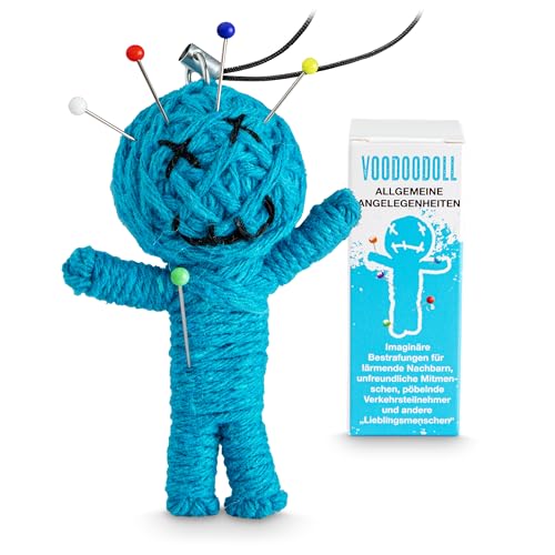 Schöne Güter Voodoo Puppe Allgemeine Angelegenheiten Voodoo Doll to go Voodoo-Doll imaginäre Strafen für unfreundliche Menschen und andere Lieblingsmenschen Geschenk im Karton 5 x PRYM Stecknadel von Schöne Güter