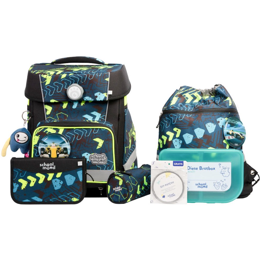 school mood Schulranzenset Champion Maxx Pro Elias - Rennwagen 7 tlg. school mood Schulranzenset Champion Maxx Pro Elias - Rennwagen 7 tlg. von School-Mood