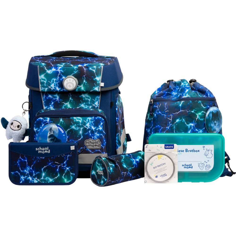 school mood Schulranzenset Champion Maxx Pro Felix - Wolf 7 tlg. school mood Schulranzenset Champion Maxx Pro Felix - Wolf 7 tlg. von School-Mood