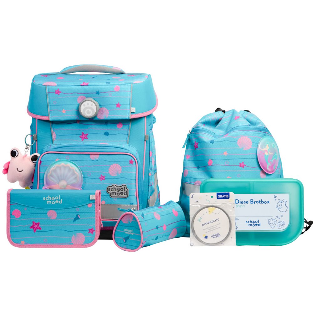 school mood Schulranzenset Champion Maxx Pro Lilly - Meerjungfrau 7 tlg. school mood Schulranzenset Champion Maxx Pro Lilly - Meerjungfrau 7 tlg. von School-Mood