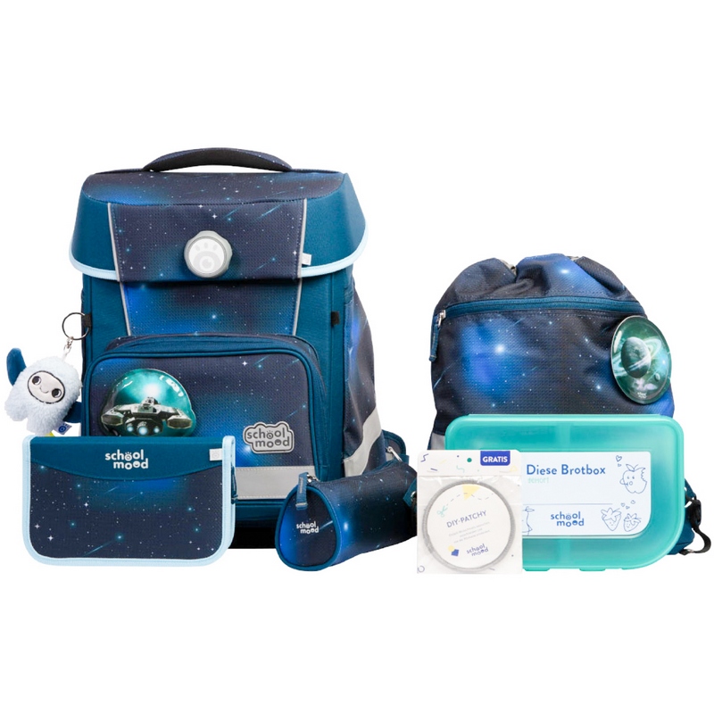 school mood Schulranzenset Champion Maxx Pro Moritz - Weltall 7 tlg. school mood Schulranzenset Champion Maxx Pro Moritz - Weltall 7 tlg. von School-Mood