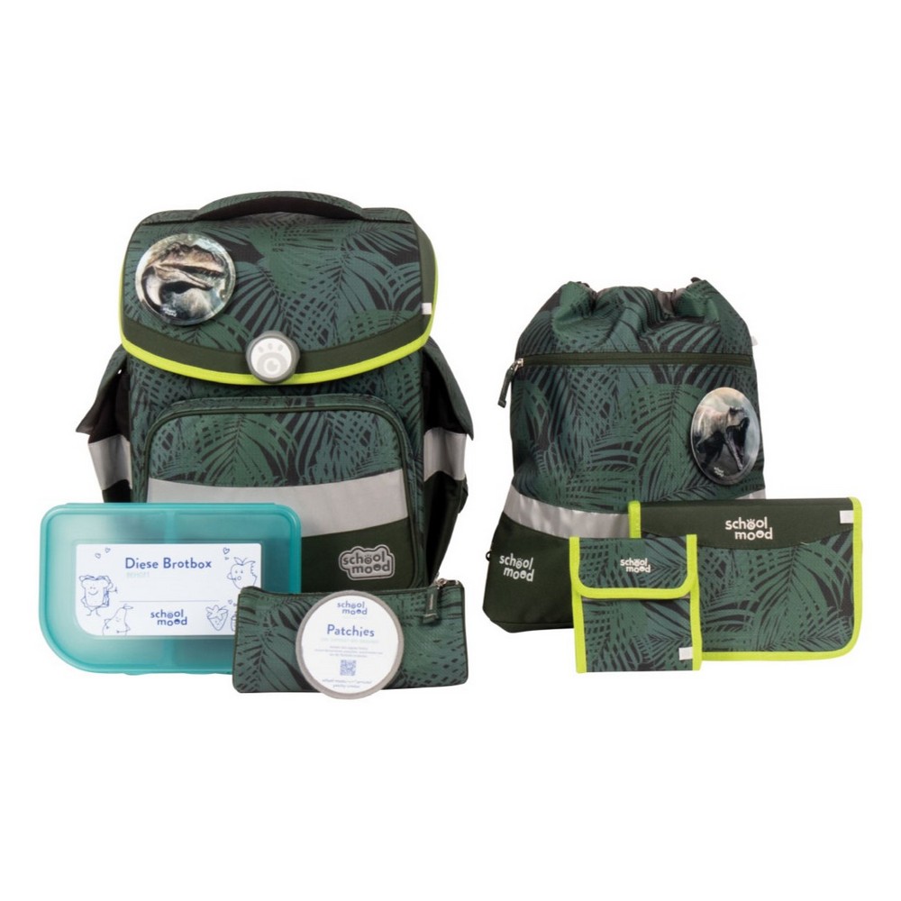 school mood Schulranzenset Timeless Daniel - Dinosaurier 7 tlg. school mood Schulranzenset Timeless Daniel - Dinosaurier 7 tlg. von School-Mood