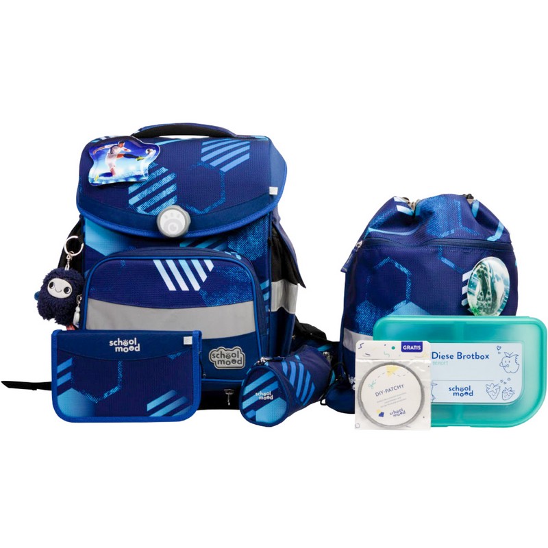 school mood Schulranzenset Timeless Pro Jonas - Fußball 7 tlg. school mood Schulranzenset Timeless Pro Jonas - Fußball 7 tlg. von School-Mood