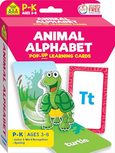 ANIMAL ALPHABET POP UP LEARNING CARDS von School Zone