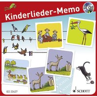 Kinderlieder-Memo (Kinderspiel) + Audio-CD von Schott Music Ltd