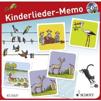 Kinderlieder-Memo (Kinderspiel) + Audio-CD von Schott Music Ltd