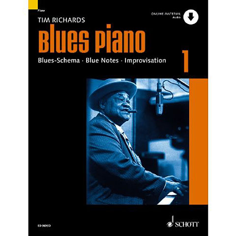 Schott Blues Piano Bd.1 Lehrbuch von Schott