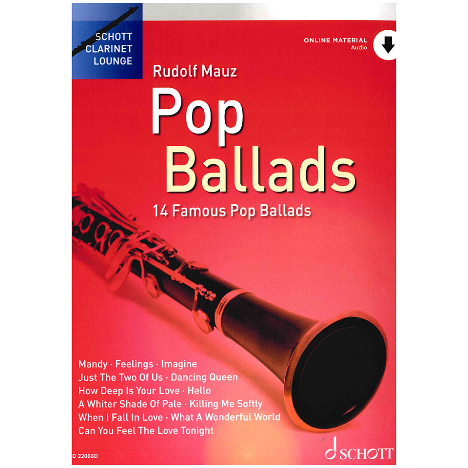 Schott Clarinet Lounge - Pop Ballads Notenbuch von Schott