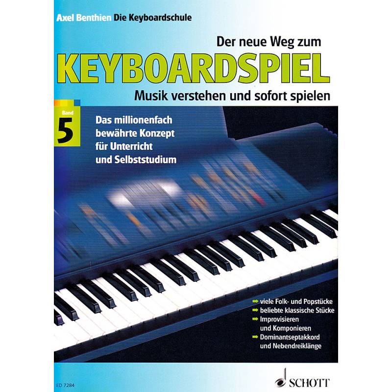 Schott Der neue Weg zum Keyboardspiel Bd.5 Lehrbuch von Schott