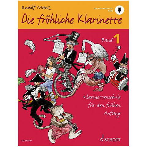 Schott Die fröhliche Klarinette Bd.1 mit Download Lehrbuch von Schott