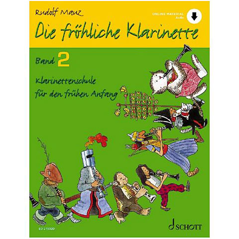 Schott Die fröhliche Klarinette Bd.2 mit Download Lehrbuch von Schott