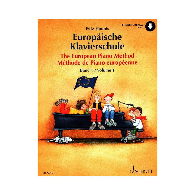 Schott Europäische Klavierschule Bd.1 Lehrbuch von Schott