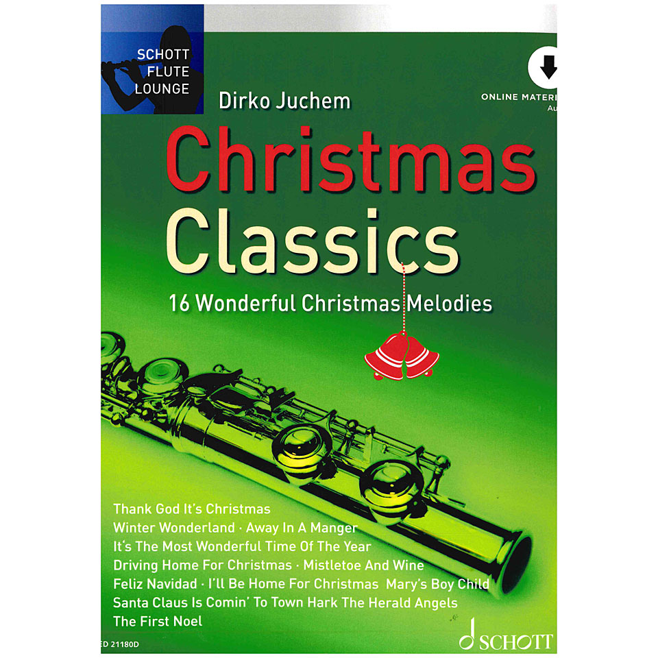 Schott Flute Lounge Christmas Classics Notenbuch von Schott