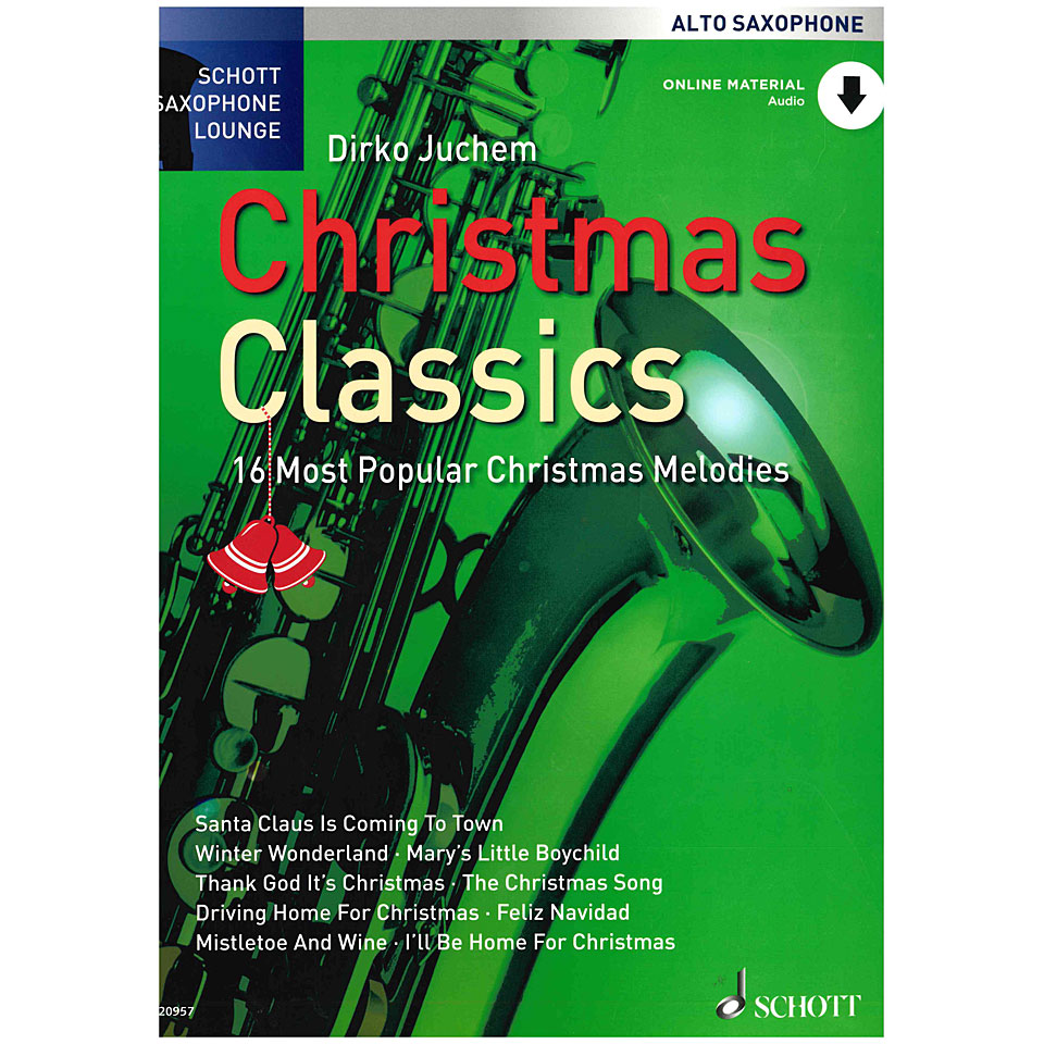 Schott Saxophone Lounge - Christmas Classics Alto Sax Notenbuch von Schott