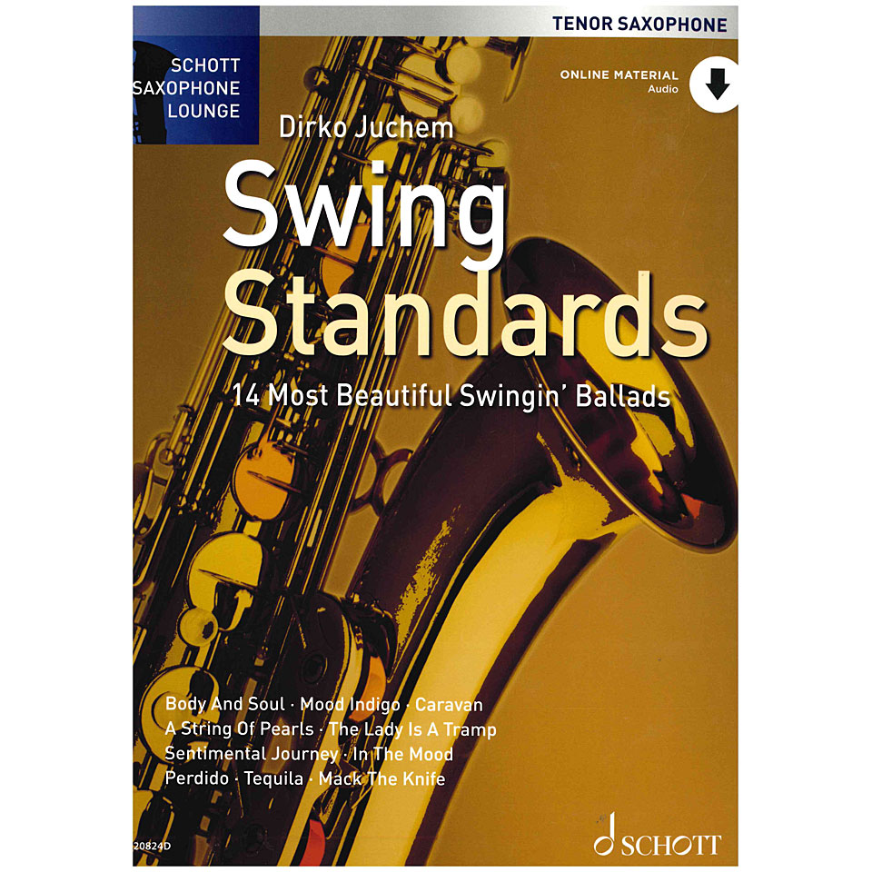 Schott Saxophone Lounge - Swing Standards Tenor Sax Notenbuch von Schott