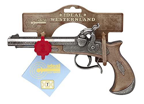 J.G. Schrödel 5011681 - Derringer Einzelschuss-auf Tester Pistole, 21.5 cm, Braun von Bauer Spielwaren