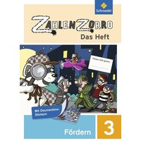 Zahlenzorro - Das Heft. Förderheft 3 von Schroedel