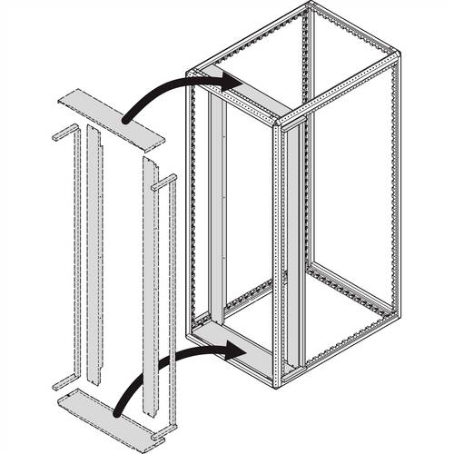 NVent SCHROFF 21130600 Luftabschottungsblendensatz (B x H) 600mm x 2000mm 1St. von nVent SCHROFF