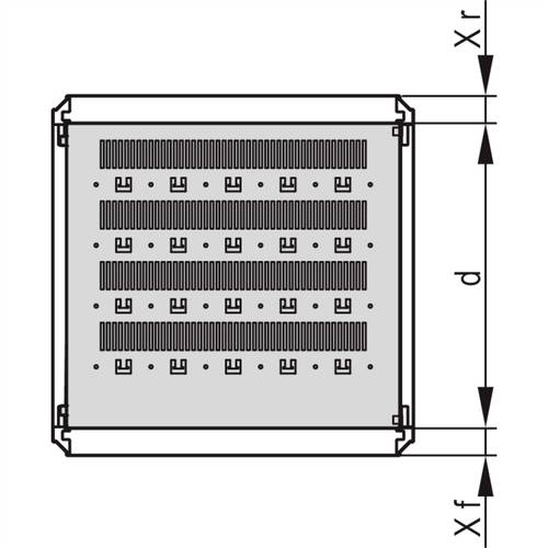 NVent SCHROFF 22130333 Gestellfachboden (B x T) 800mm x 497mm 1St. von nVent SCHROFF