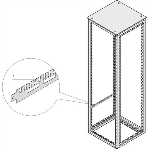 NVent SCHROFF 23130323 Kabelabfangschiene 1St. von nVent SCHROFF