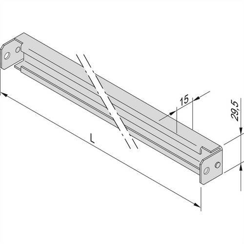 NVent SCHROFF 23130334 Profilschiene 2St. von nVent SCHROFF