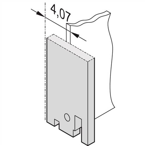 NVent SCHROFF 30118330 Frontplatte (B x H x T) 128.4 x 2.5 x 2.5mm 1St. von nVent SCHROFF